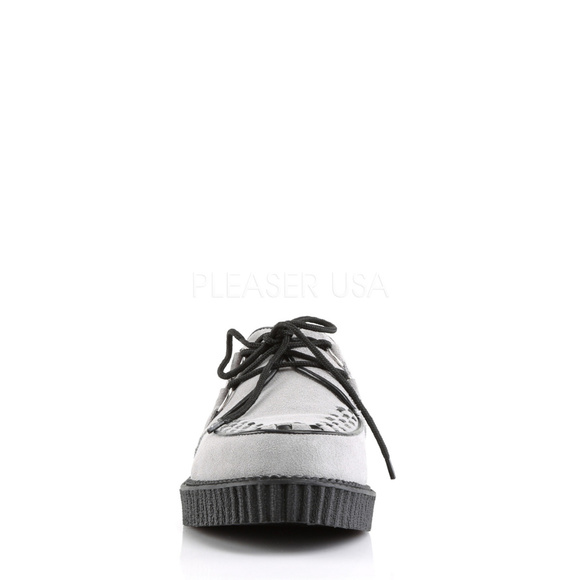 Mens Suede Platform Lace Up Punk Creeper Shoes main image 4